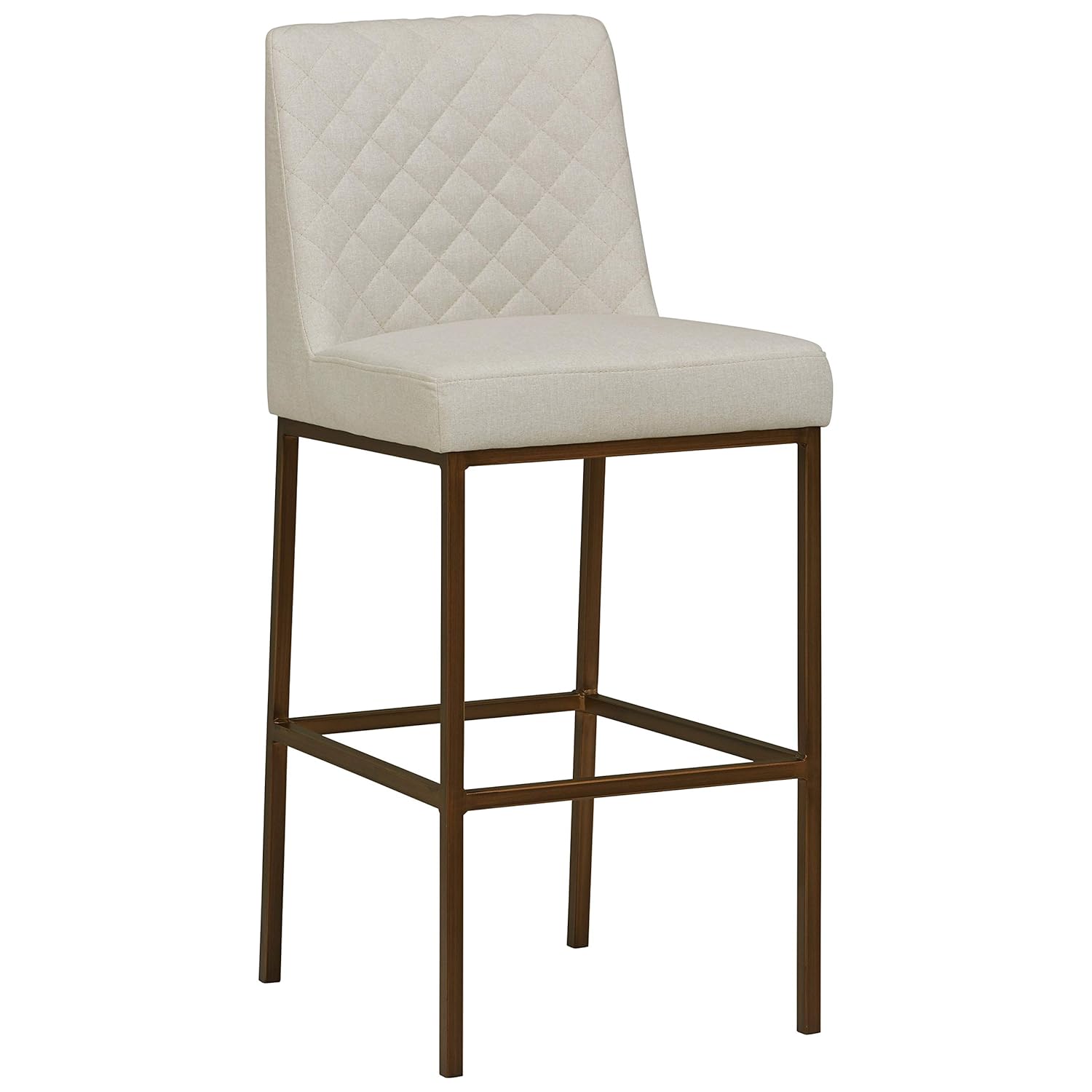 Best Rivet Malida Open Back Mid Century Bar Stool