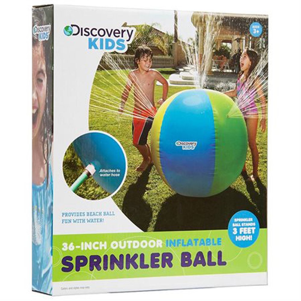 Inflatable Sprinkler Ball Discovery Kids Water Splashing Summer Fun