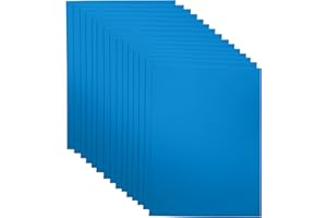 ADER PRODUCTS Blue EVA Foam Sheets for Crafts, 9 x 12 Inch, 2mm Thickness, 15 Pack – Ideal for DIY Arts and Crafts, Foam Paper for Kids, Cosplay and Costumes