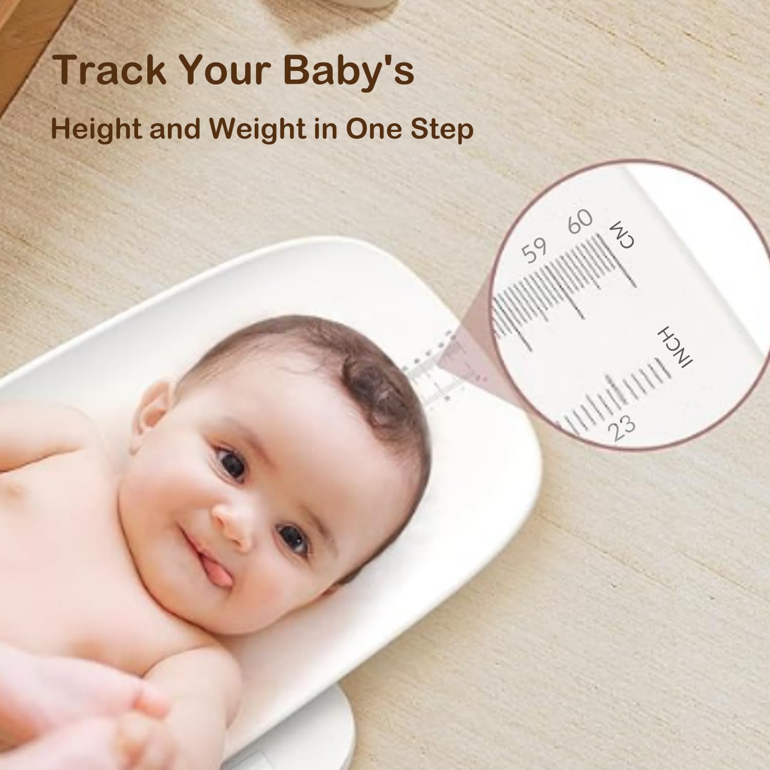 Mua OLUNASY Smart Baby Scale with App, Baby Weight & Height Scale ...