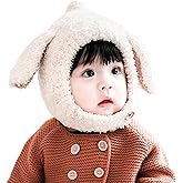 Toddler Boy Girl Winter-Hats - Warm Baby Kids Plush Hat Earflaps Hood Beanie Skull Cap Animal Ski Hat 9M-3T