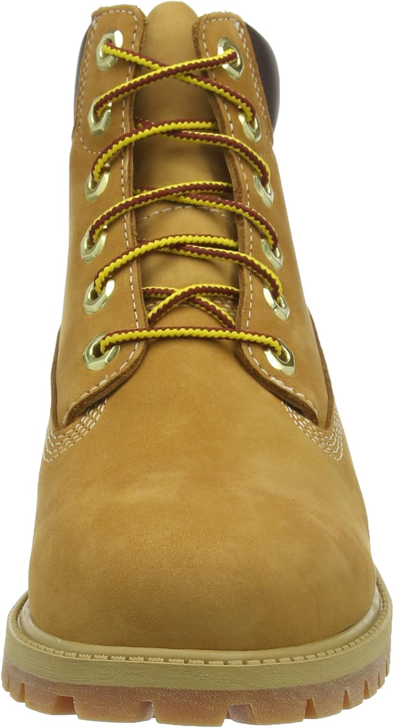 Timberland 6 in Premium Waterproof, Unisex Kids’ Classic Boots, Yellow (Wheat Nubuck), UK (35.5 EU), 3 UK - Image 3