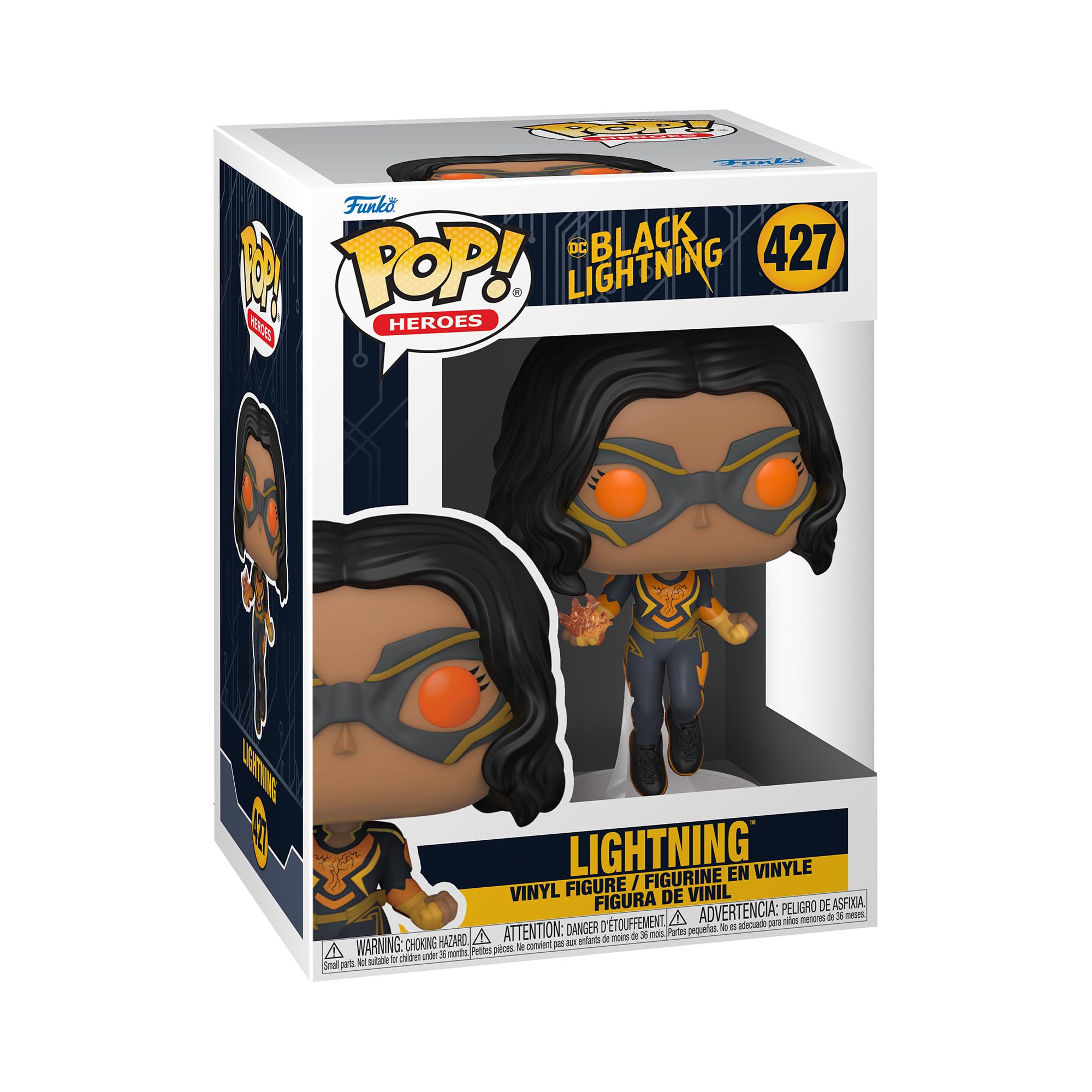 Funko POP! Heroes: Black Lightning - Lightning - Collectable Vinyl Figure - Gift Idea - Official Merchandise - Toys for Kids & Adults - TV Fans - Model Figure for Collectors and Display