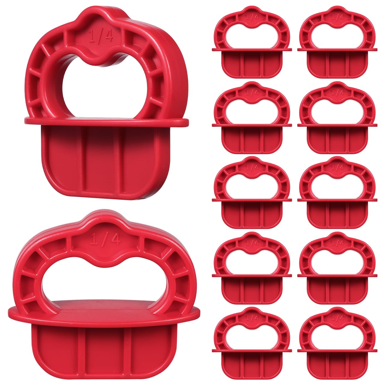 WOONEKY 12Pcs Deck Spacers Decking Board Spacer Rings Decking Alignment Tool Board Jig and Spacing Tool for Pressure Treated Lumber Composite Pvc Plank
