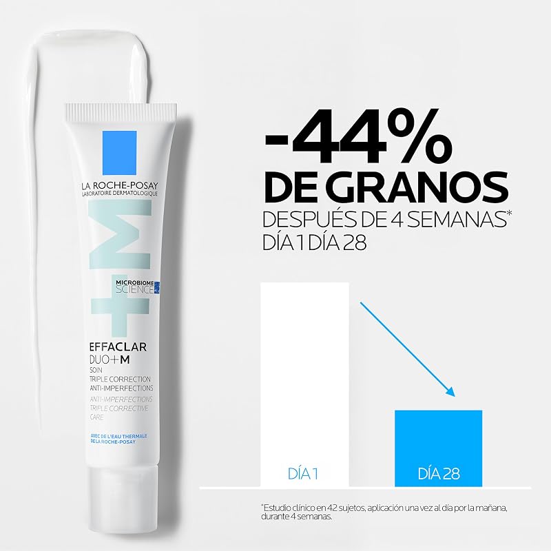 , Effaclar Duo+M, Gel crema corrector triple, 40 ml