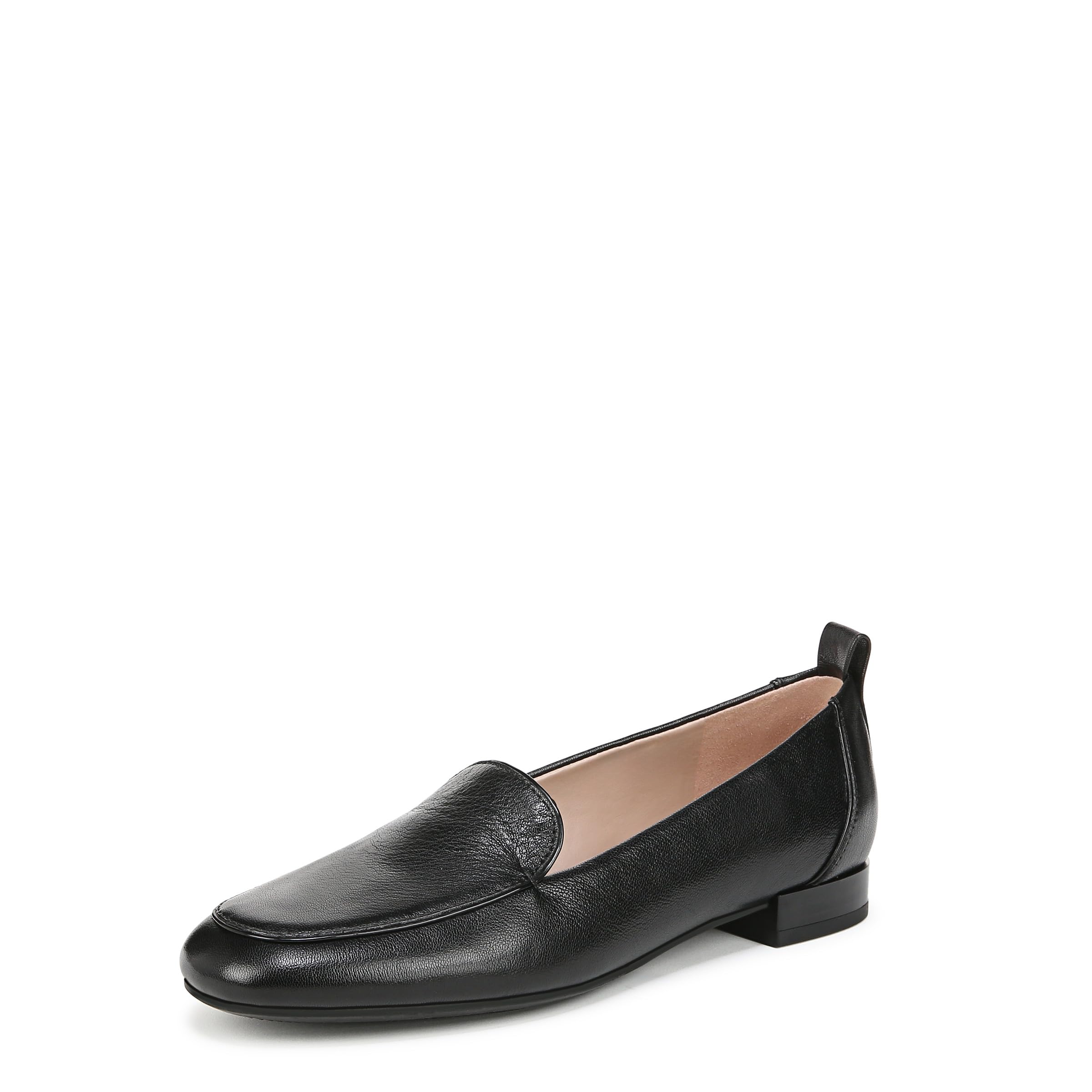 Naturalizer Womens Jordyn Loafer Black Leather 10.5 M