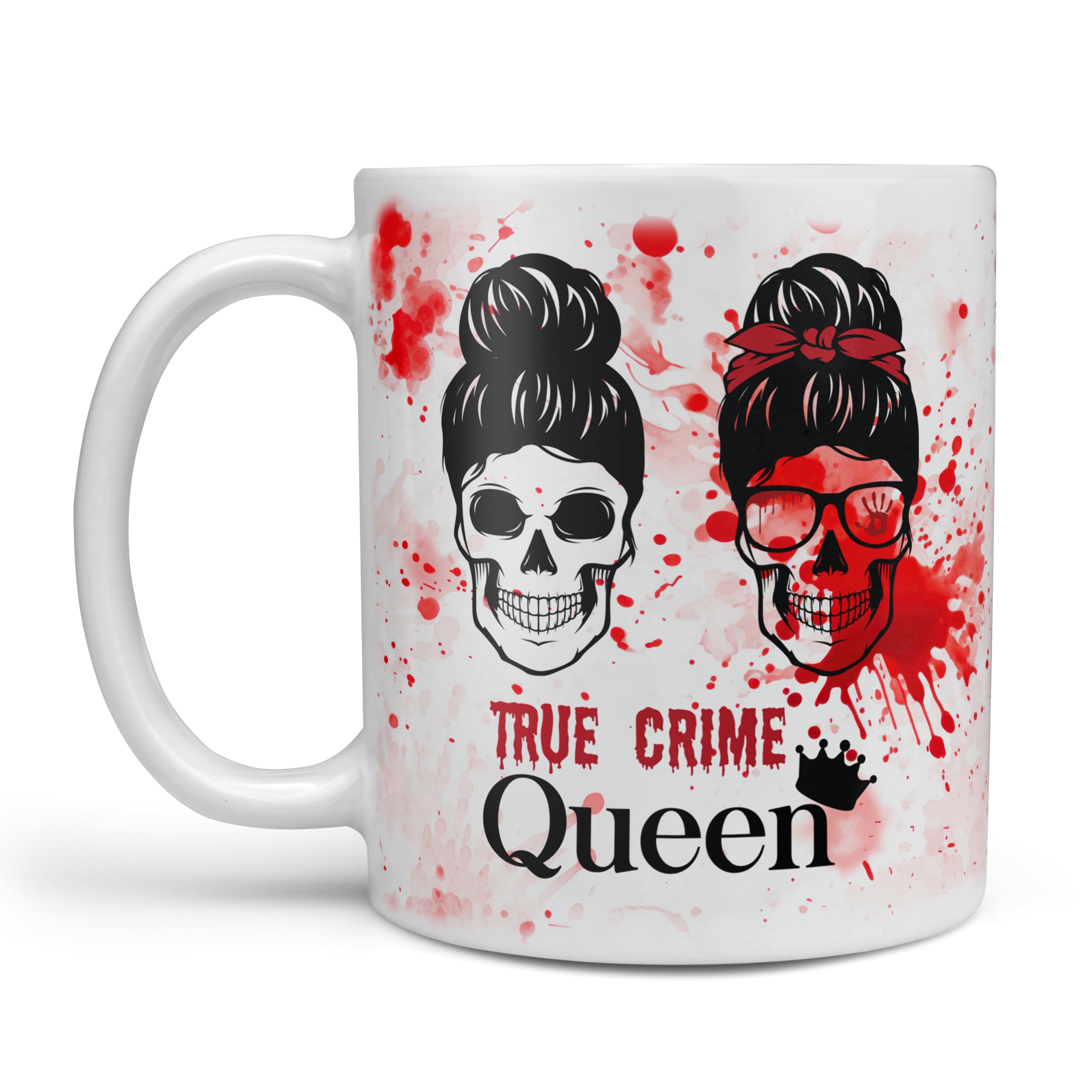 True Crime Queen - This is the perfect mug for all those whos obsessed with true crime, we've all that got detective in us!