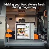 AAOBOSI 83L Campervan Fridge Freezer with APP Control 12V DC Fridge view 6