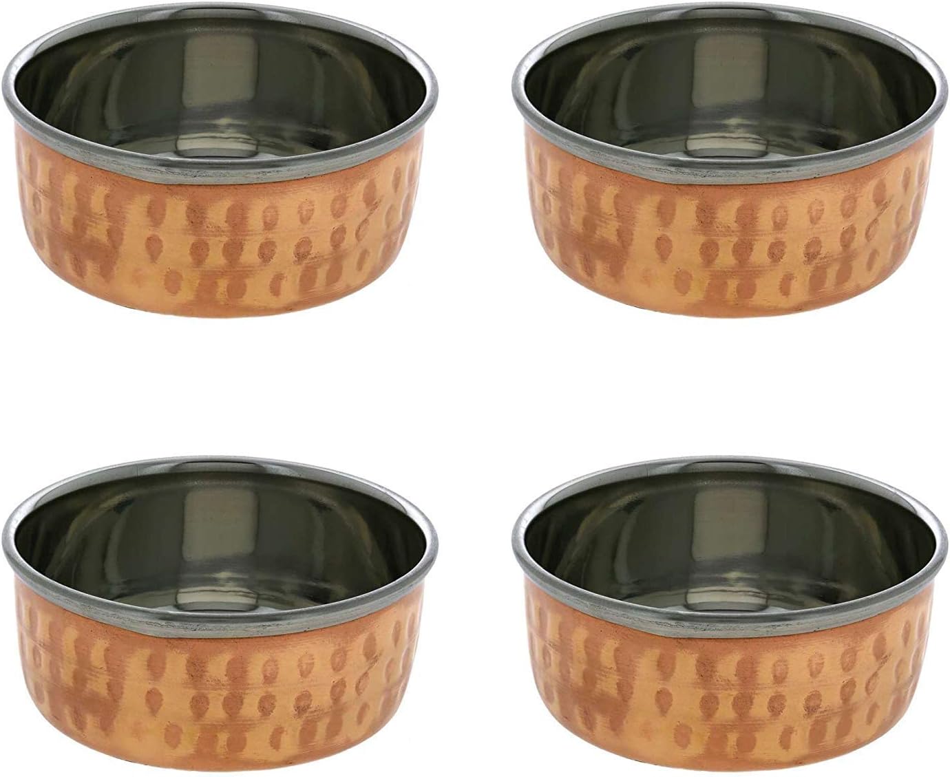 KitchenWellness Indian Serveware Katoris Set of 4 Serving Bowls