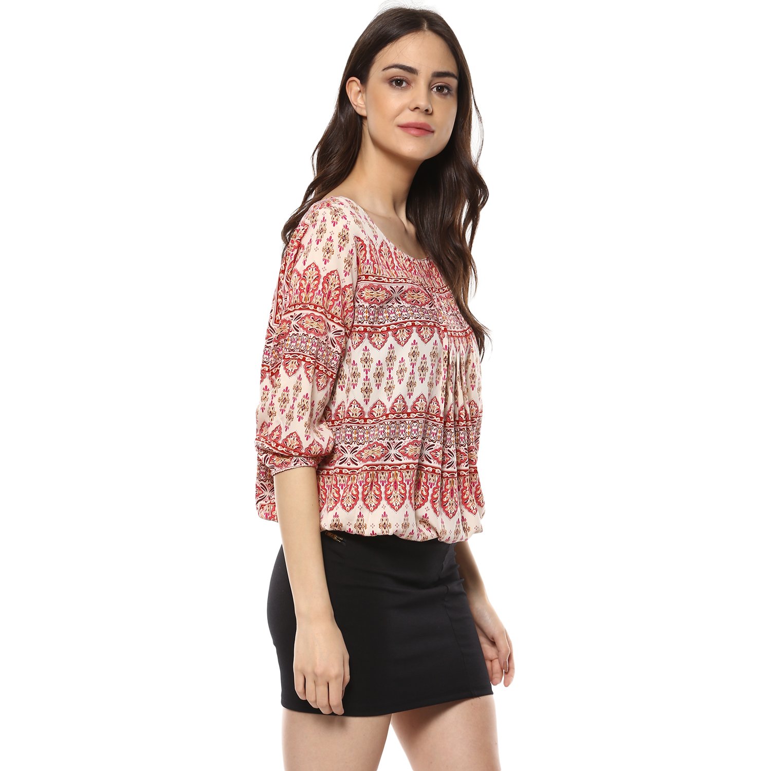 mayra women's crepe top (1708t09653)
