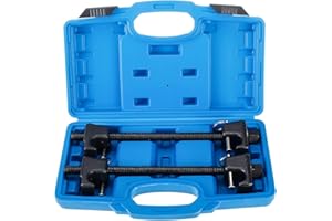 BTSHUB Macpherson Strut Spring Compressor, 2PCS Coil Spring Compressor with Detent Pins Spring Compressor, 19mm 3/4in Socket 