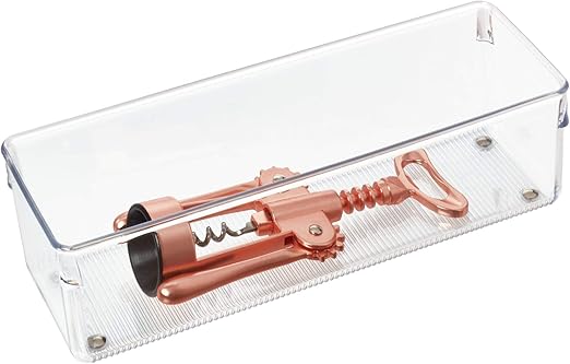 Idesign Drawer Organiser Long Plastic Drawer Insert For Bathroom