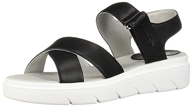 Geox Tamas D92DLE Damen Plateausandalen,Frauen Sandale,Plateau-Sandalette,Sommerschuh,Sommersandale,bequem,Dicke Sohle