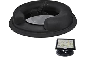 FANSOUN Portable Weighted Dash Mount Holder for Tomtom Garmin GPS Devices, Black Bean Bag Anti-Slip Dashboard Mount for Car