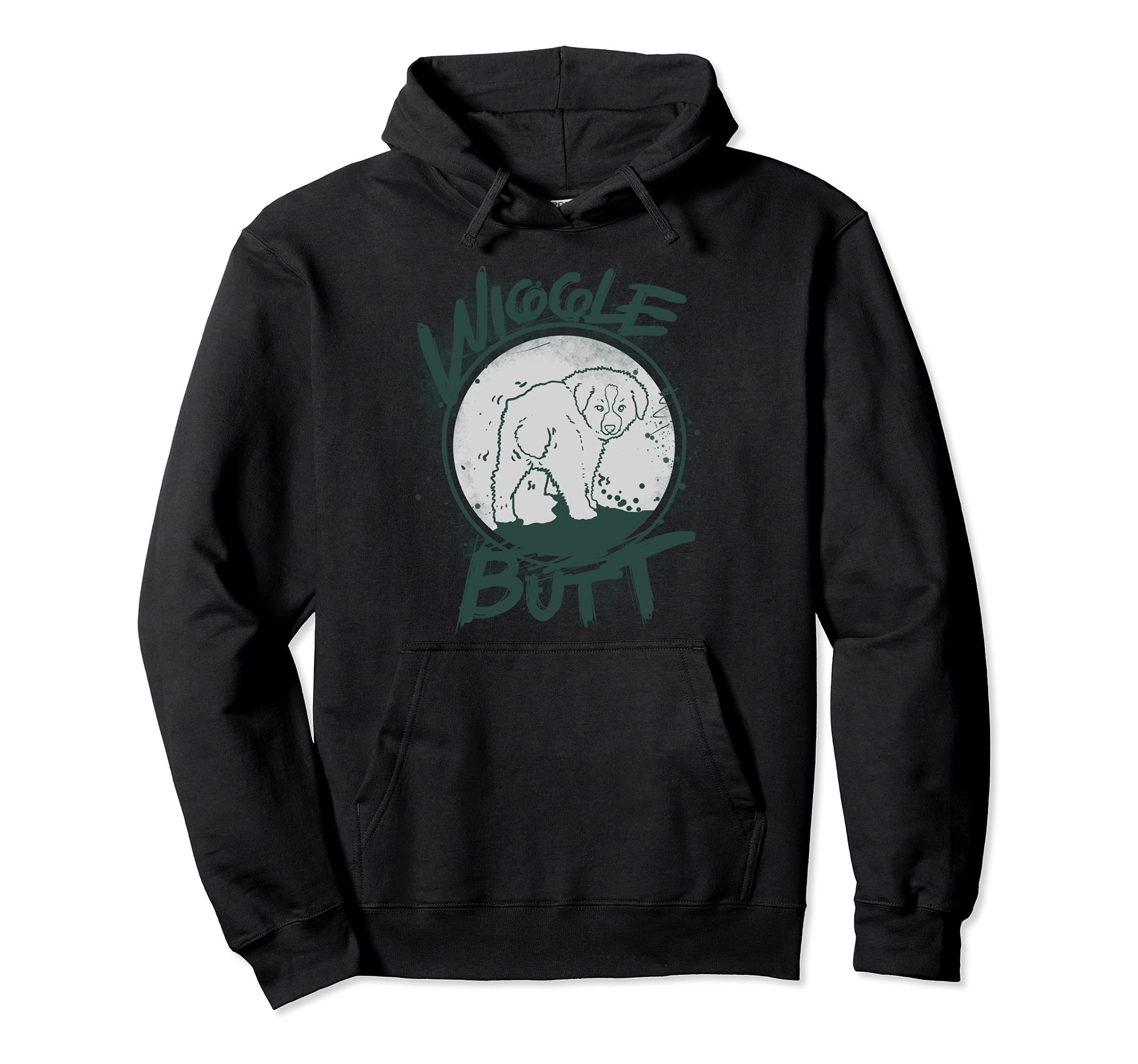 Funny Australian Shepard Dog Wiggle Pullover Hoodie
