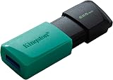 Kingston DataTraveler Exodia M USB 3.2 Gen 1 256GB Moving Cap Black Teal view 2