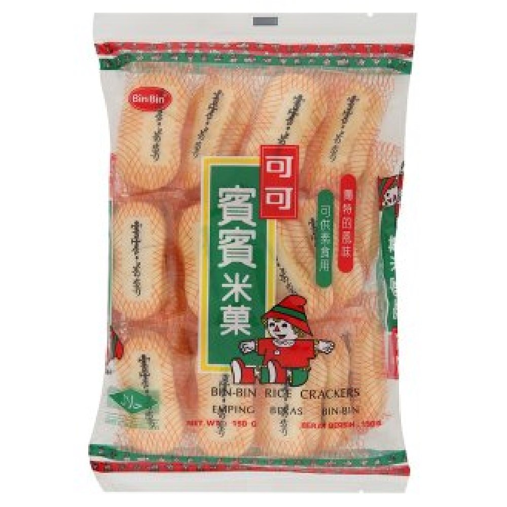 Bin Bin Rice Crackers 150g (628MART) (12 Packs) Grocery