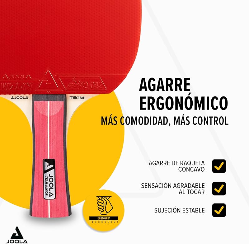 Team Junior Pala de Tenis de Mesa, Unisex adulto, Multicolor, Única — foto 4 de 7
