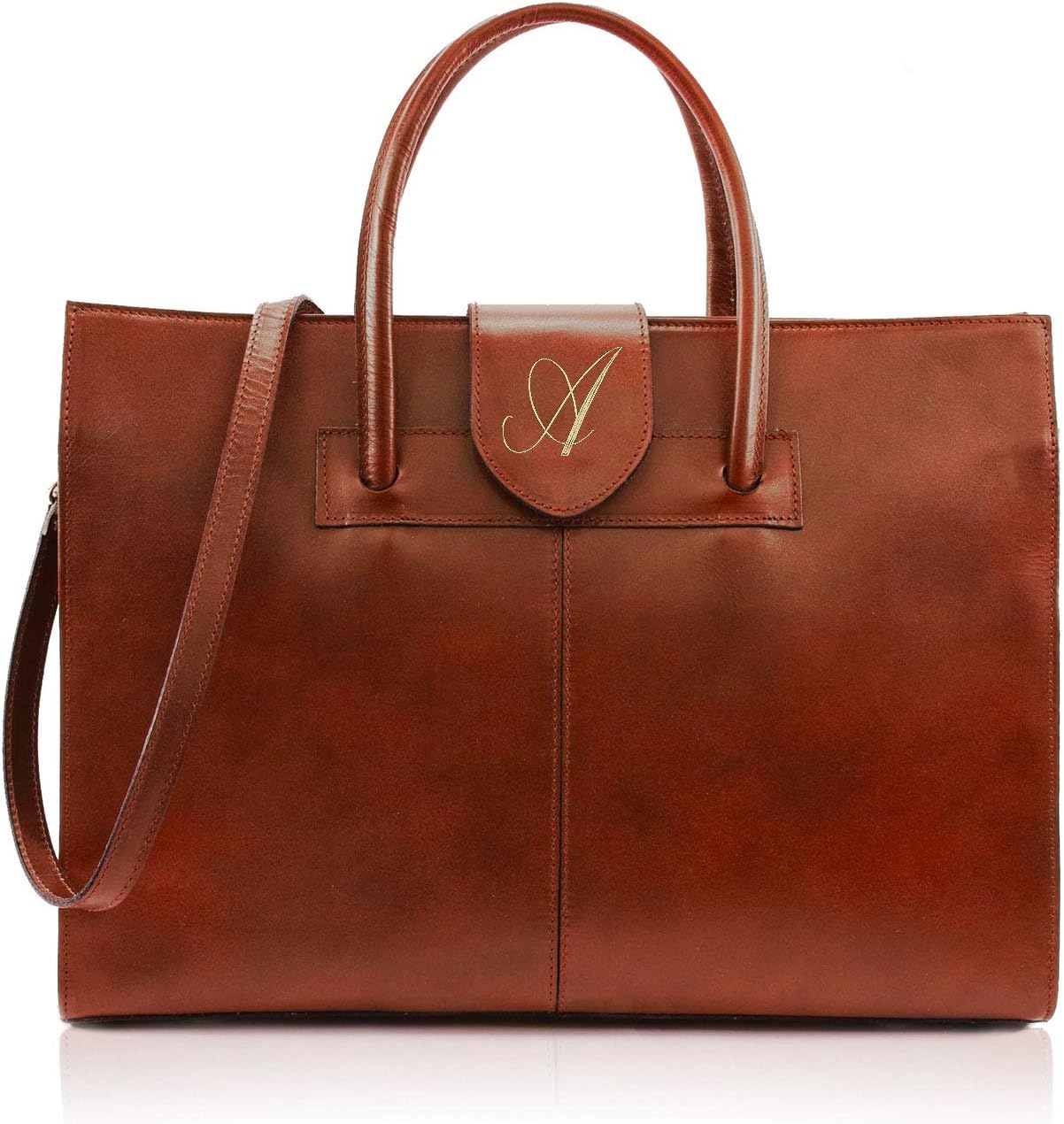 Garda Leather Bag For Women, Italian Handicraft with Style and Elegance, Cross Body, Shoulder Handbag, Tote, Documents Briefcase Laptop Messenger Bag - Including Special Box