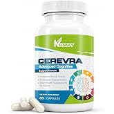 Nutrify Brain Supplements for Memory &amp; Focus | Cognitive Supplement for Brain Health Mental Clarity &amp; Concentration | Brain Health Supplements for Adults - 60 Capsules