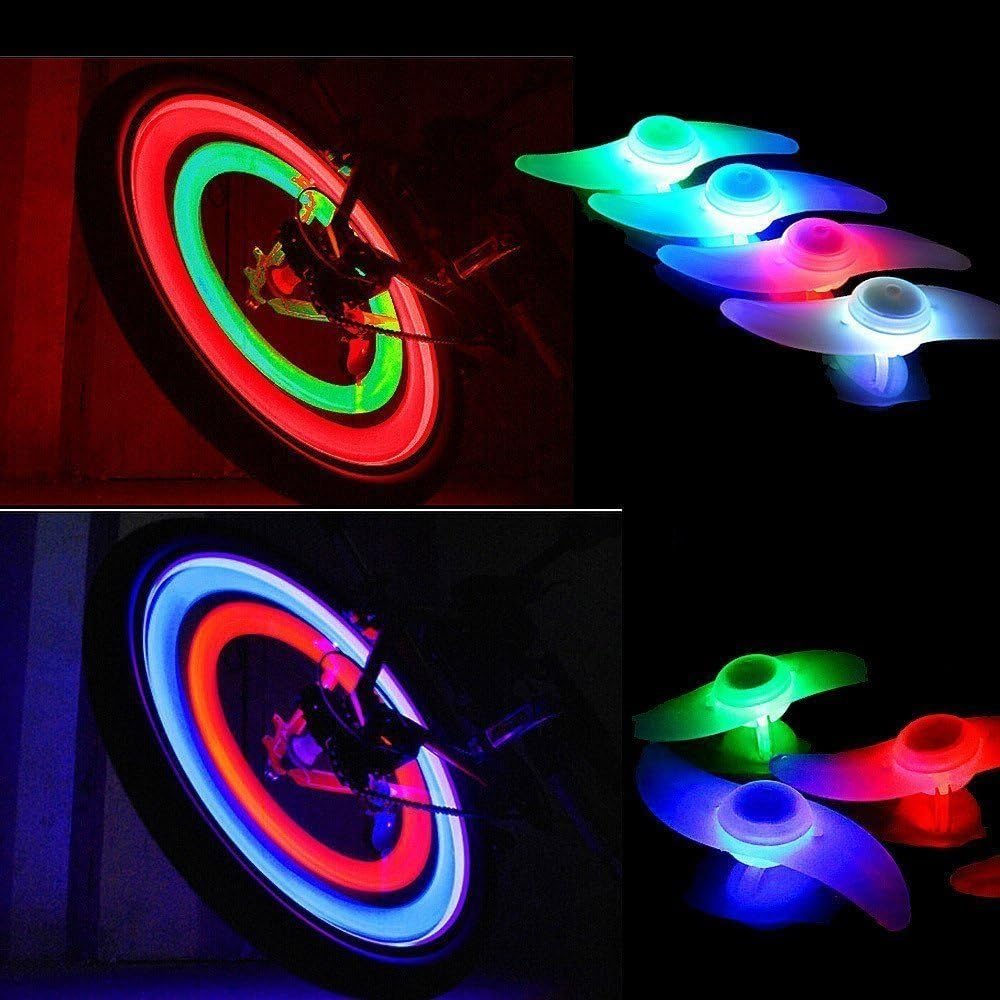 AMAZING162 Bike Tech Tyre Valve LED Light Bicycle Tyre Wheel Valve Cap Light Motorbicycle Bike Accessories Tire Lamp