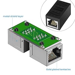 ANPKEC RJ45 Coupler, Ethernet Coupler-Female to