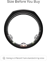 Oura Gen3 Heritage Smart Ring Size 12 Black Sleep Heart Rate Fitness view 2