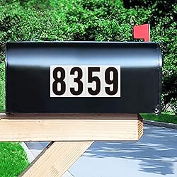 1.5 inch Self Adhesive Numbers for Mailbox, House