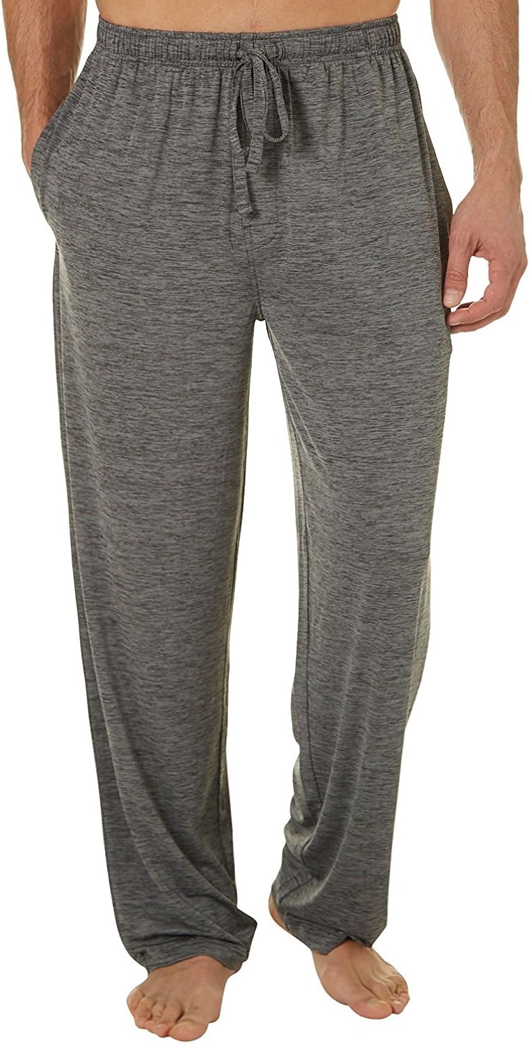 SGNOIEY Men's Pajamas Pants, 100% Knit Cotton Sleep Long Lounge Pants at  Men’s Clothing store