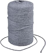 G2PLUS Grey Jute String Twine 2MM 100M Natural Garden Craft String