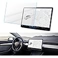 BJSIA HD Tempered Glass Compatible with Tesla 3/Y 15" Center Control Touch Car Navigation Screen Protector Car Accessories