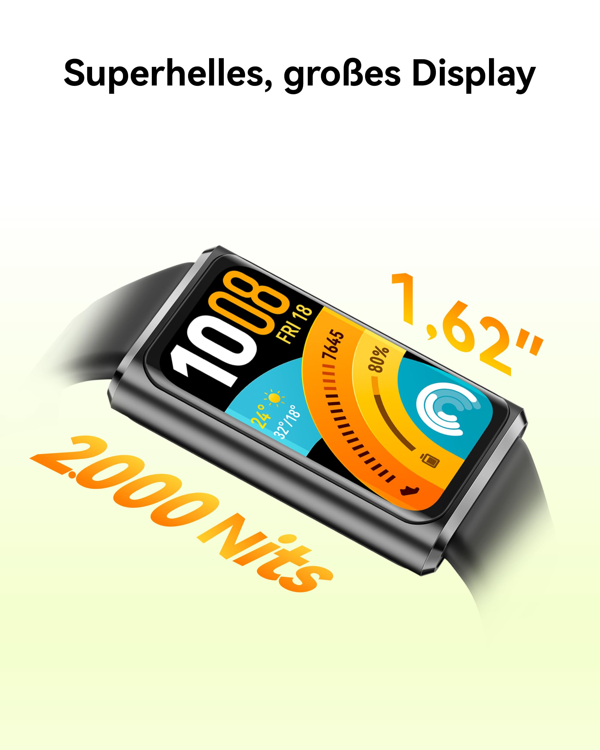 HUAWEI Band 11 Pro Smartwatch, Autonomes GPS Fitness Tracker, 1,62″ AMOLED 2000 Nits, Herzfrequenz- & Schlaftracking, SpO2, Wohlbefinden, Bluetooth, 5 ATM, Android & iOS, Legierungsgehäuse, Schwarz 4