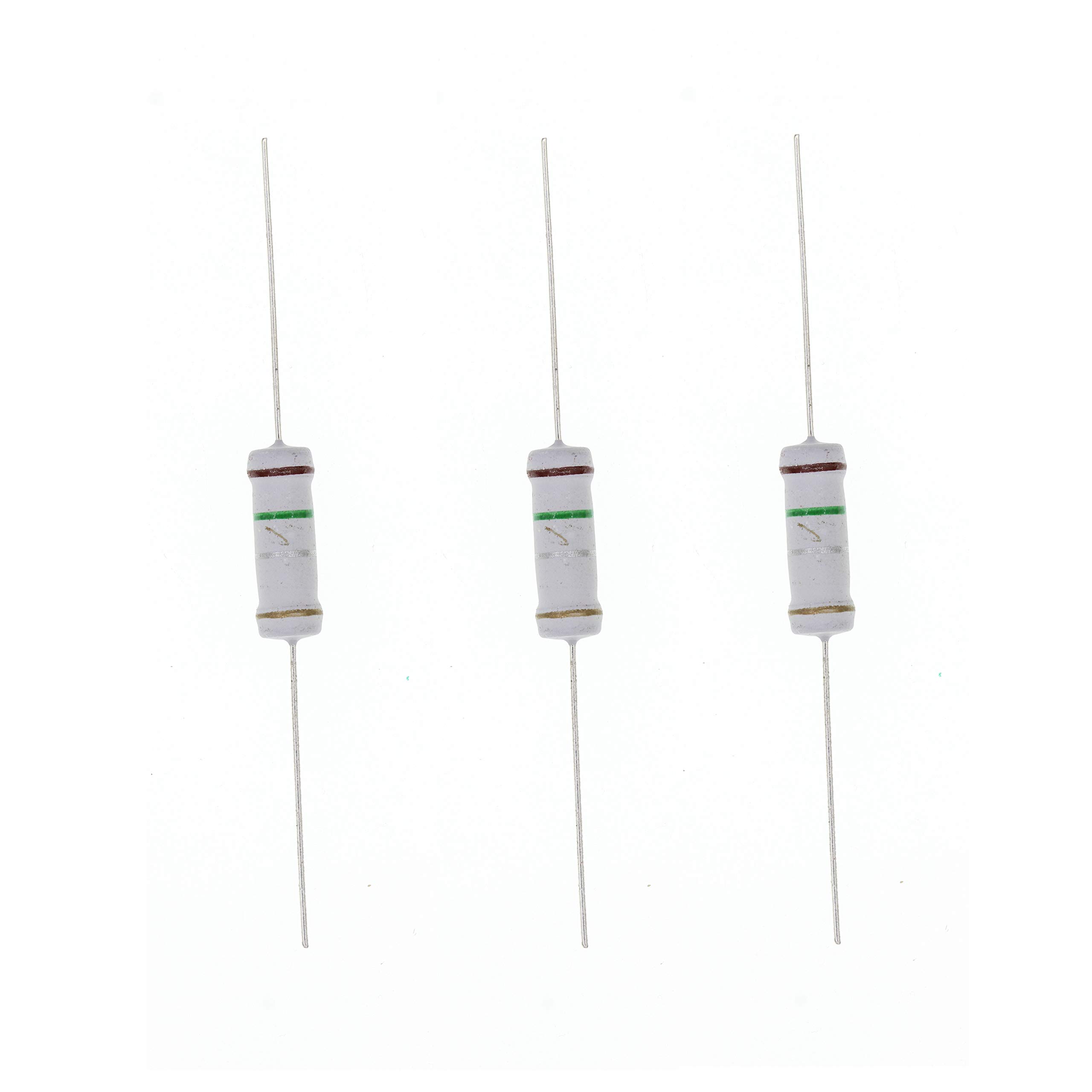 HUABAN 20PCS 3W 3 Watts 0R15 0.15 Ohm 5% Metal Oxide Film Resistor
