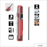 Hultafors Deep Hole Marker Refill Set Grey 10 pcs in Dispenser 2.8 mm view 3