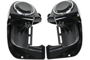 XFMT Lower Vented Leg Fairing + 6.5" Speakers W/Grills For Harley Touring 1983-2013 Road King Electra Street Glide Ultra Classic