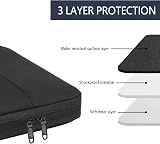 MATEIN 17 Inch Laptop Bag TSA Friendly Water-Resistant Sleeve with Pockets Black view 4