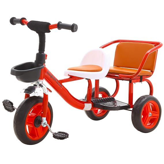 Buy Baybee Twin Seat Kids Tricycle Convertible Baby Tricycle Kid's