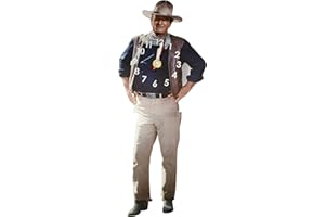 Midsouth Products John Wayne Swinging Legs Wall Clock – 15" Classic Western Décor – Analog Novelty Clock for Home, Office, Man Cave – Officially Licensed Collectible Featuring The Duke