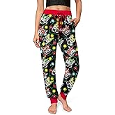 For G and PL Women St Patricks Day Clover Jogger Pants Elastic Waist Lounge Pants with Pockets