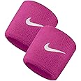 NIKE Premier Swoosh Singlewide Wristbands -Soft, Moisture-Wicking (1 Pair, 2.5" Wide)