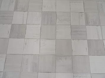 Pvc Bodenbelag In Cremefarbenen Fliesen 6 95 M Kleines Muster Amazon De Baumarkt