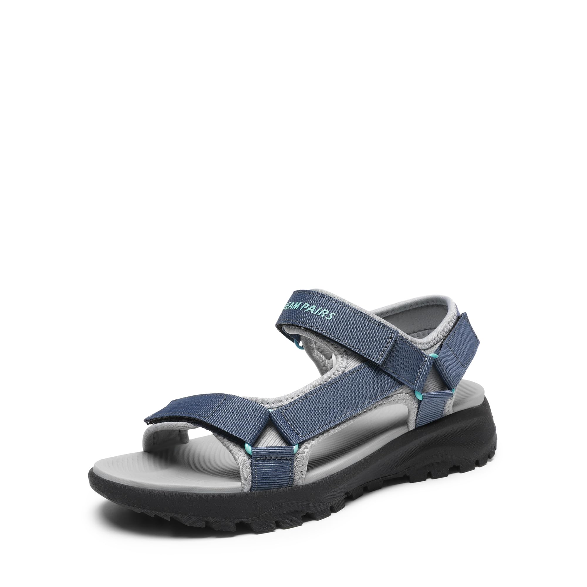 DREAM PAIRS Womens Sandals, Light Weight Hiking Sandals for Women, Comfortable Athletic Quick-Drying Walking Water Sandals With Hook And Loop Straps,Size 9,Dark Blue,SDSA2320W Image