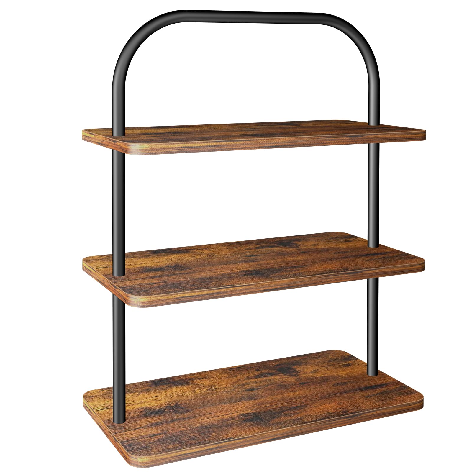 Photo 1 of Cupcake Stand, 3 Tier Wood Cupcake Stand for 50 Cupcakes Large Dessert Stand Cupcake Display Stand Cupcake Tower for Farmhouse Decor, Party Serving Tray, Vendor Dessert Table Display Set