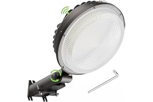 Glitgate LED Barn Light, 120W Dusk to Dawn Area Lights with Photocell, 13000LM 5000K Outdoor Security Lighting, IP65 Waterproof Yard Street Lighting for Barn, Warehouse, Garage