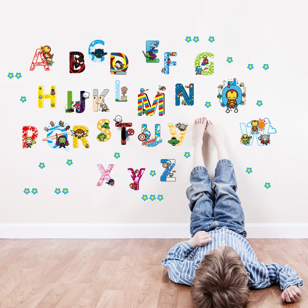 alphabet wall decor nursery