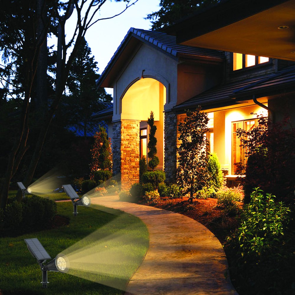 Driveway Patio Blue Stairs Pool Area 4 TSUN Solar LED Outdoor