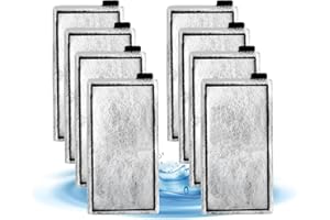 DXOPHIEX 8PCS Replacement Cartridge for Aquarium Internal Filter, Aquarium Filter Cartridge for Submersible Aquarium Filter CFP300