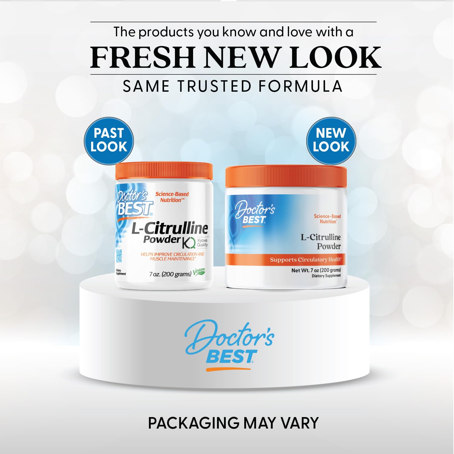 Doctors Best L-Citrulline Powder (Kyowa Quality), Supports Circulatory Health, Non-GMO, Gluten Free, Soy Free, Vegan Net Wt. 7 oz (200 Grams)