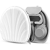 Geekria PRO Charging Headphones Case Compatible with Sony WH-1000XM6, WH-1000XM5, WH-1000XM4, ULT WEAR, Hard Shell, Durable, Multi-Layer Protection (White) Without Power Bank