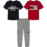 Nautica boys 3 Pc Two Tee Pant Set